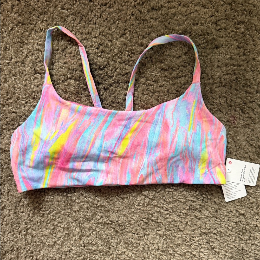 🎨 Lululemon Wunder Train Bra

Size 12 | A/B Cup | NWT | Multicolor